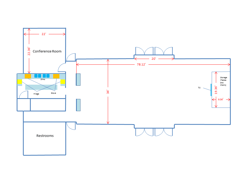 Community Center Layout